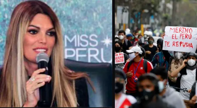 Jessica Newton cancela fecha del Miss Perú en solidaridad tras golpe de estado de Manuel Merino