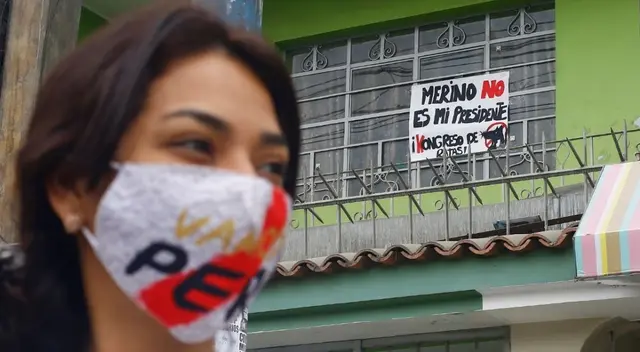 ¡Atentos! Inició manifestación pacífica en Lima y Miraflores, contra el golpe de Estado de Manuel Merino en el día 6 de protestas a nivel nacional.