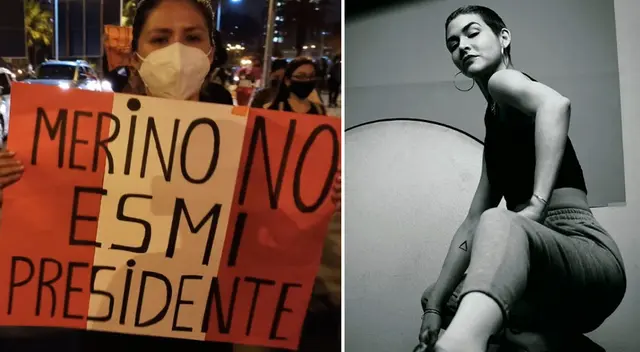 Anahí de Cárdenas apoya la segunda marcha en contra del golpe de Estado.