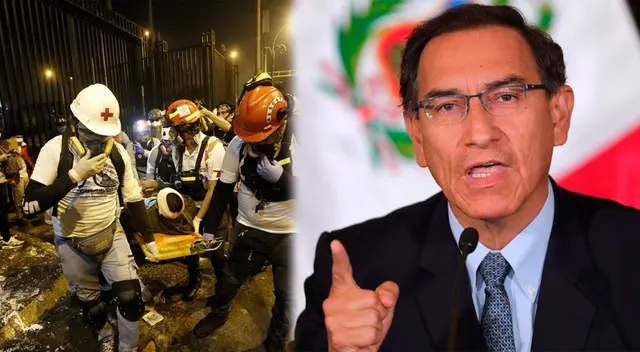 Martín Vizcarra aseguró que lamenta las muertes tras las marchas