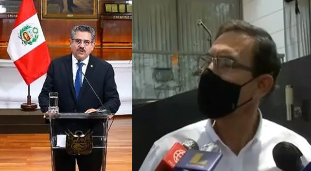Martín Vizcarra se pronunció tras la renuncia de Manuel Merino.