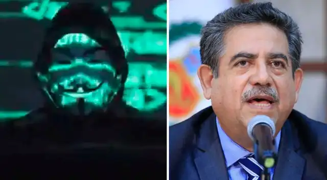 Anonymous amenazó a Merino