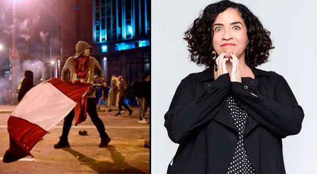 Wendy Ramos apoya a víctimas de gases lacrimógenos. Wendy Ramos apoya a víctimas de gases lacrimógenos.