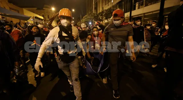 Joven es herido por arma de fuego durante séptima protesta Joven es herido por arma de fuego durante séptima protesta