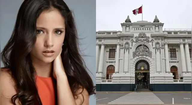 La actriz Melania Urbina cuestionó a los parlamentarios que se abstuvieron de votar para decidir quién presidirá la mesa directiva del Congreso.