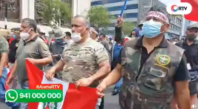 Fuerzas Armadas en retiro realizó una marcha pacífica en nombre de jóvenes fallecidos Fuerzas Armadas en retiro realizó una marcha pacífica en nombre de jóvenes fallecidos