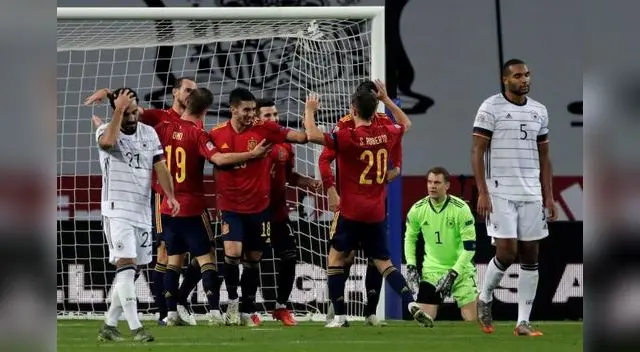 Alemania fue humillado 6-0 ante España.