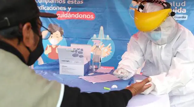 Se realizó prueba a pobladores.