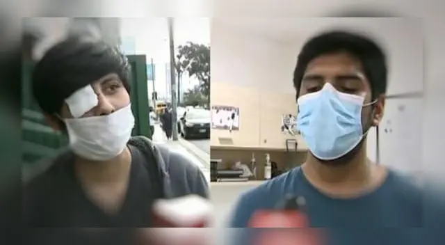 Heridos en marcha nacional.