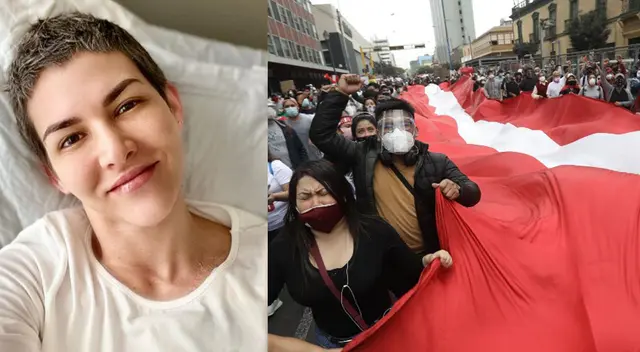 Anahí de Cárdenas agradece a jóvenes por sus protestas.