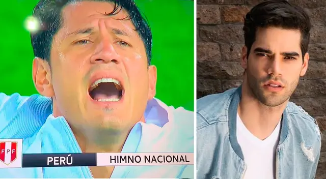 Gianluca Lapadula se aprendió el himno nacional.