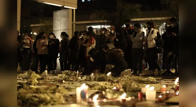 realizan vigilia por la muerte de Inti Sotelo y Brian Pintado