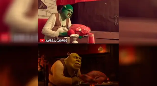 Jóvenes realizan divertida parodia de Shrek Jóvenes realizan divertida parodia de Shrek