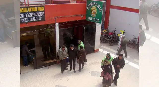 Madre de familia junto a su bebé es detenida en Puno. Madre de familia junto a su bebé es detenida en Puno.