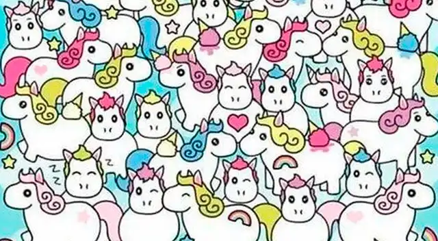 ¿Podrás encontrar al unicornio en apenas 20 segundos? ¿Podrás encontrar al unicornio en apenas 20 segundos?
