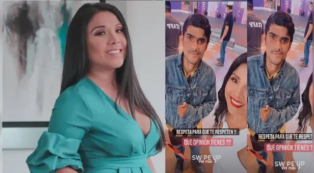 Tula Rodríguez muestra su apoyo a Junior Ramírez.