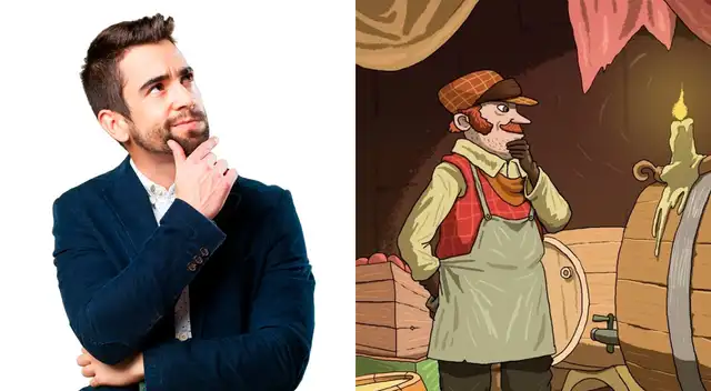 Reto visual: encuentra la botella escondida en la imagen. Reto visual: encuentra la botella escondida en la imagen.