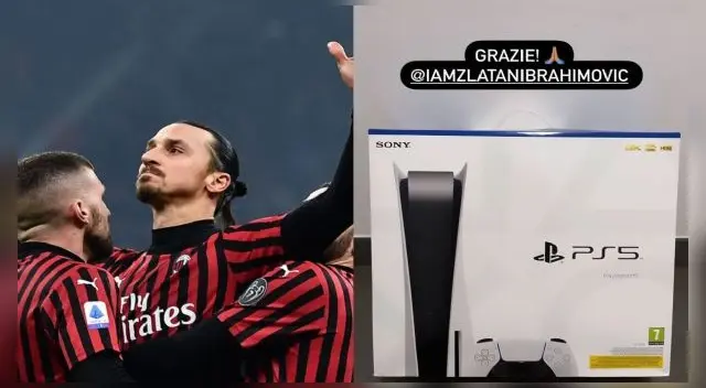 Zlatan se pasó de bueno le regaló a sus compañeos  PS5.