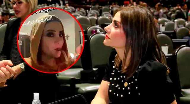 La diputada Nay Salvatori celebró legalización fumando marihuana. La diputada Nay Salvatori celebró legalización fumando marihuana.