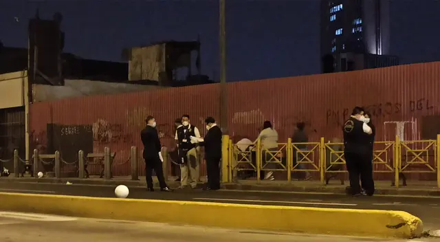 Diligencias fiscales en el lugar donde fallecieron los jóvenes manifestantes. Diligencias fiscales en el lugar donde fallecieron los jóvenes manifestantes.