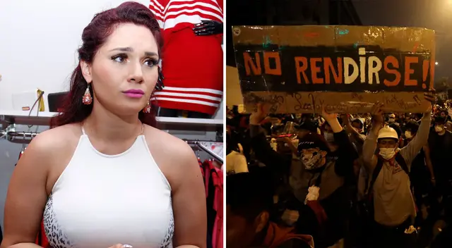 Génesis Tapia habló en Instagram sobre la crisis política que ha vivido el país en las última seamanas tras el fallecimiento de Inti y Bryan por represión policial. Génesis Tapia habló en Instagram sobre la crisis política que ha vivido el país en las última seamanas tras el fallecimiento de Inti y Bryan por represión policial.