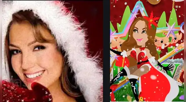 Thalía estrena canción y videoclip de ‘Feliz Navidad’ en ritmo de merengue