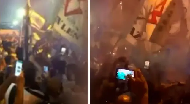 Alianza Lima recibió apoyo de su hinchada.