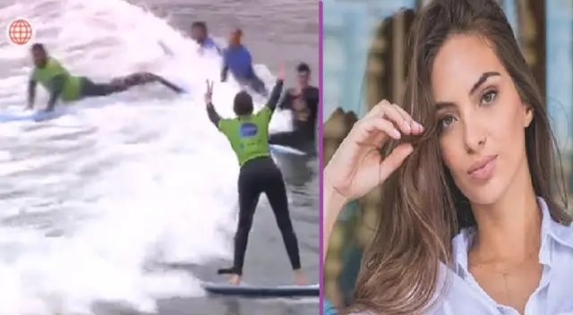 Natalie Vértiz y Choca se fueron a surfear. Ve cómo lo hicieron.