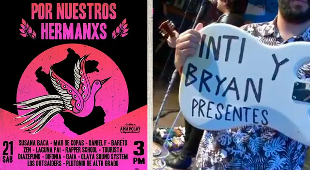 Artistas ofrecen concierto solidario para los heridos en las marchas. Artistas ofrecen concierto solidario para los heridos en las marchas.