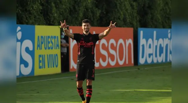 Amoroso feliz por sus goles marcados en goleada del Melgar 6-0 a Llacuabamba.