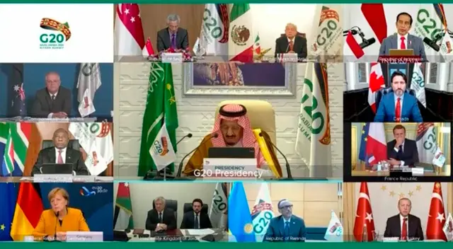 AMLO participó de manera virtual en Cumbre G20. AMLO participó de manera virtual en Cumbre G20.