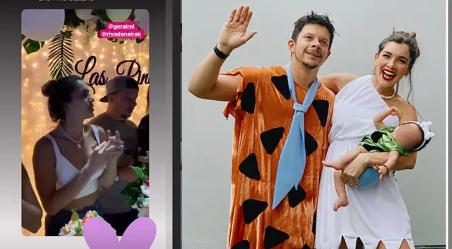 Korina Rivadeneira festeja su cumpleaños junto a Mario Hart y su pequeña Lara