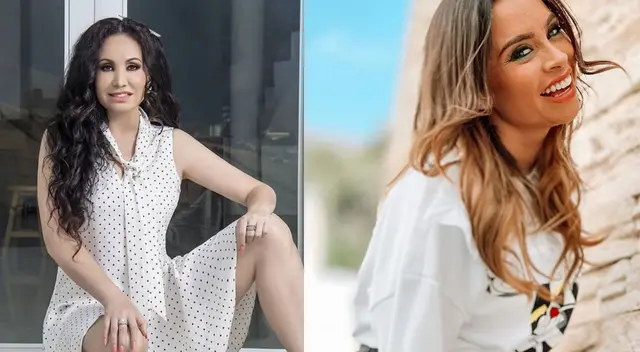 Ethel Pozo le hace pregunta a Janet Barboza. Ethel Pozo le hace pregunta a Janet Barboza.