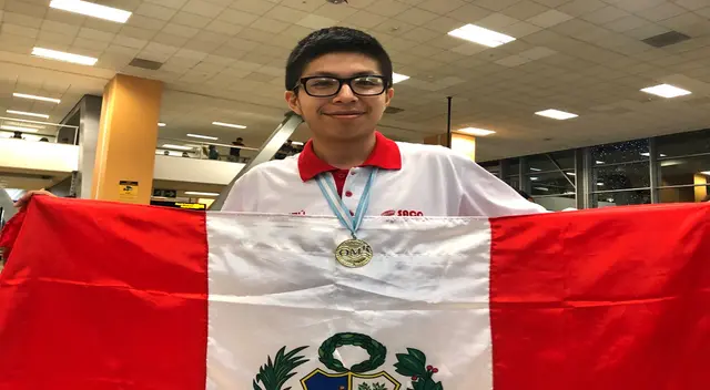 Mijaíl Gutiérrez obtuvo la medalla de oro con nota 20 en la XXXV Olimpiada Iberoamericana de Matemáticas . Mijaíl Gutiérrez obtuvo la medalla de oro con nota 20 en la XXXV Olimpiada Iberoamericana de Matemáticas .