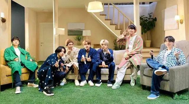 RM, Jungkook, Jimin y V compartieron el momento preciso en que se enteraron que competirían en la categoría de Mejor actuación de grupo por “Dynamite”