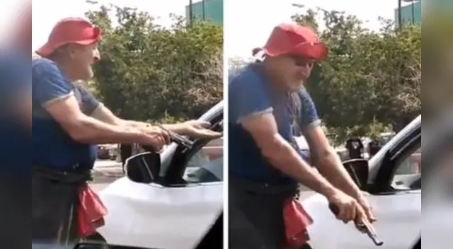 La escena causó el asombro de varios usuarios en las redes sociales. La escena causó el asombro de varios usuarios en las redes sociales.