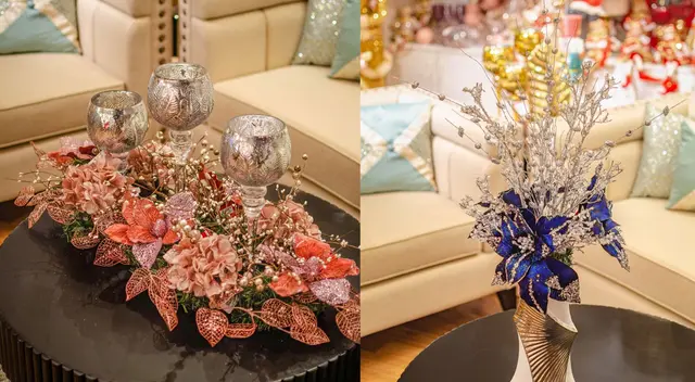 Realiza tus arreglos florales por Navidad.