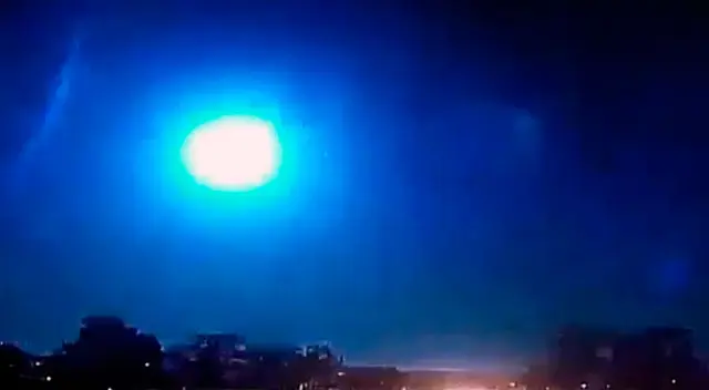 El meteorito fue grabado por por un observatorio que se encuentra a 426,9 km.