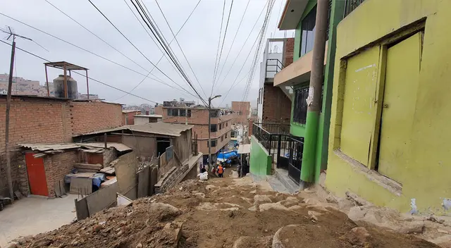 Aniego perjudica viviendas en SJL. Aniego perjudica viviendas en SJL.