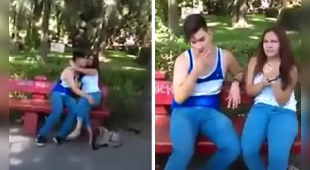 La escena causó el asombro de varios usuarios en las redes sociales.