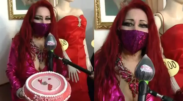 Monique Pardo recibe saludos de cumpleaños.