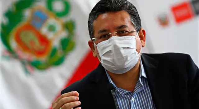 Rubén Vargas, ministro del Interior. Rubén Vargas, ministro del Interior.