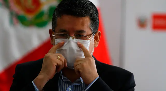 Rubén Vargas, ministro del Interior. Rubén Vargas, ministro del Interior.