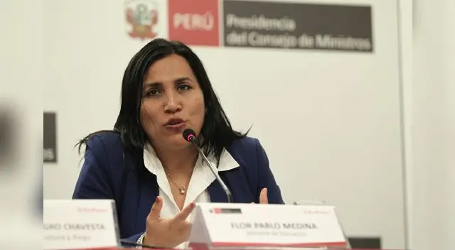 Flor Pablo, exministra de Educación. Flor Pablo, exministra de Educación.