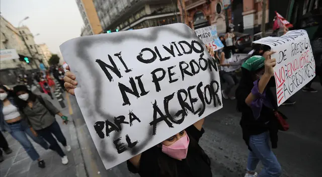 Marcha contra la violencia de género.