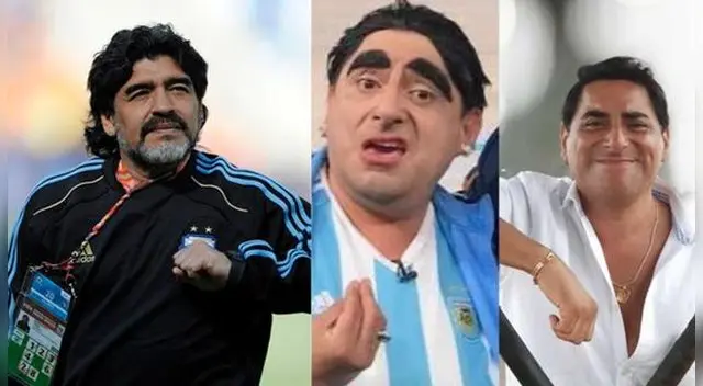 Carlos Álvarez lamentó muerte de Diego Armando Maradona: “Disfruté mucho imitándolo”