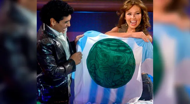 Thalía escribió unas conmovedoras palabras tras el fallecimiento de Maradona y colgó unas imágenes juntos. Thalía escribió unas conmovedoras palabras tras el fallecimiento de Maradona y colgó unas imágenes juntos.