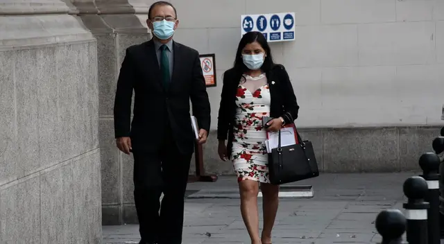 Congresistas de Acción Popular asistieron a Palacio de Gobierno para reunirse con el presidente Francisco Sagasti.