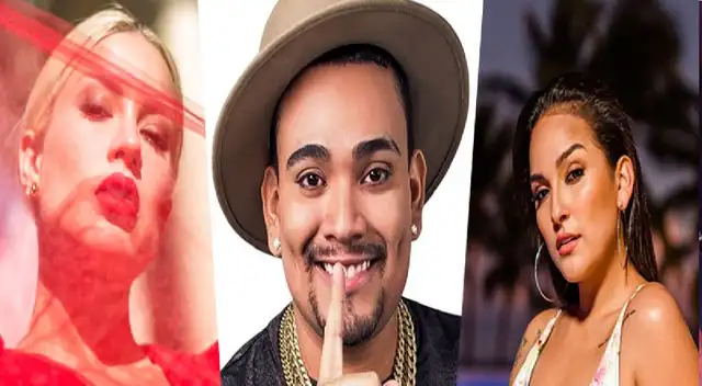 Artistas peruanos nominados a los Premios Heat: Leslie Shaw, Josimar y Daniela Darcourt.