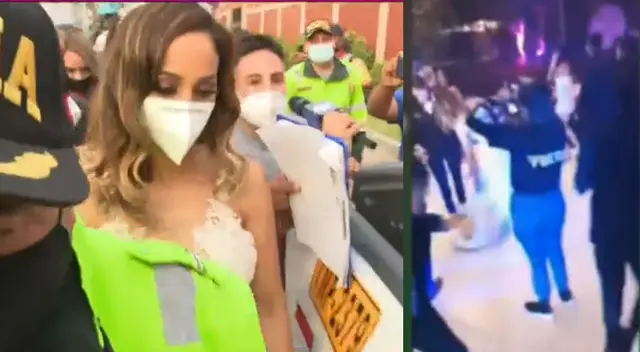 Boda de Olinda Castañeda fue intervenida por la PNP.